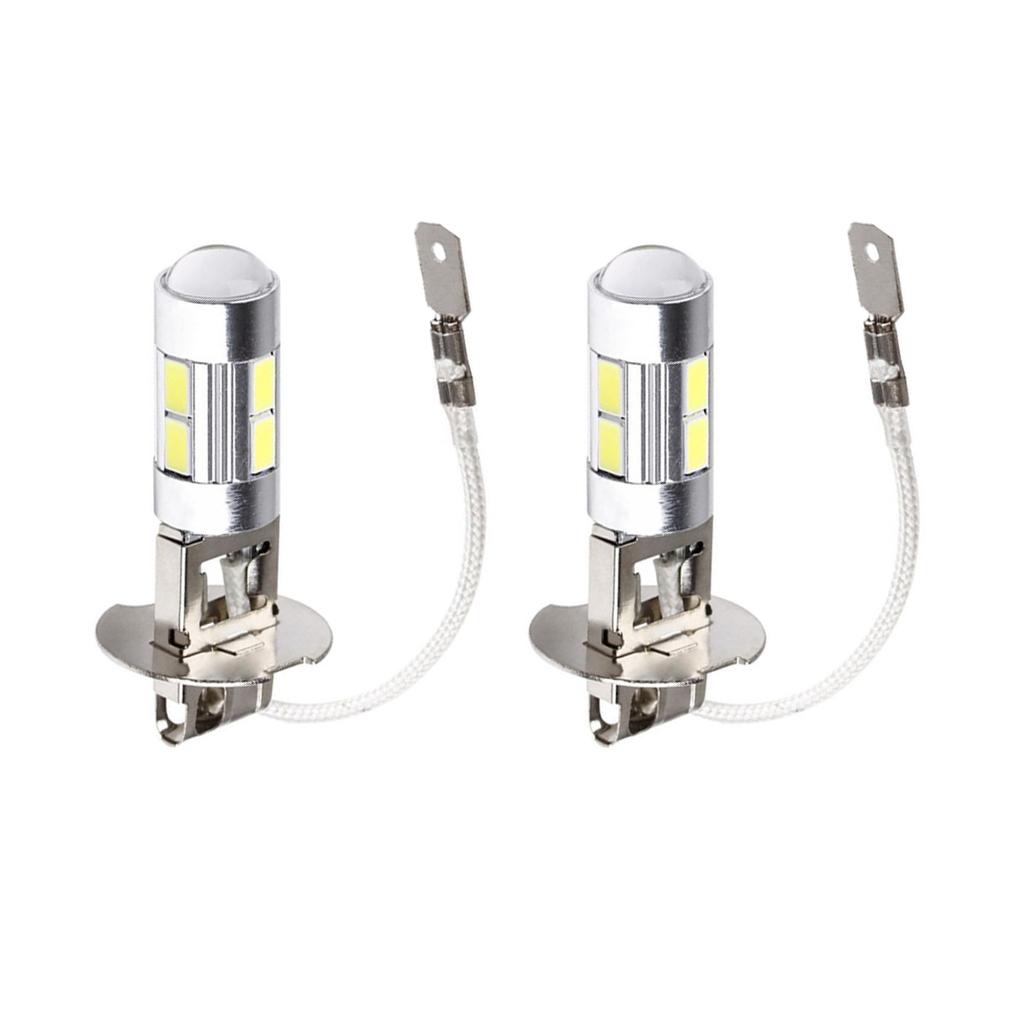 Set 2 Đèn Sương Mù H3 5630 LED 1W 6000K 300-350lm Chuyên Dụng Cho Xe Hơi