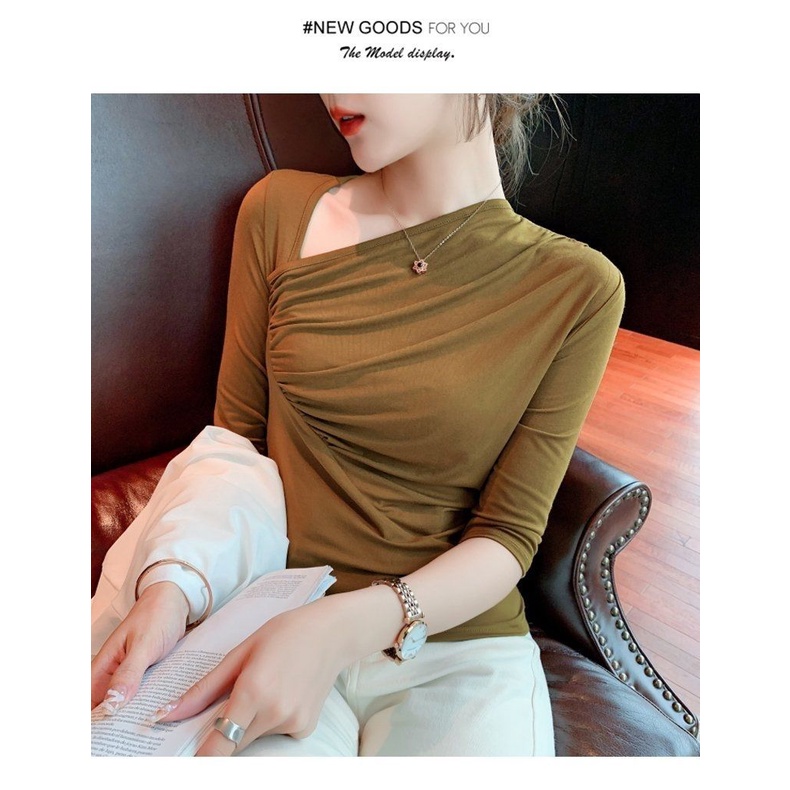 Áo Thun Nữ Tay Lửng Vạt Bầu