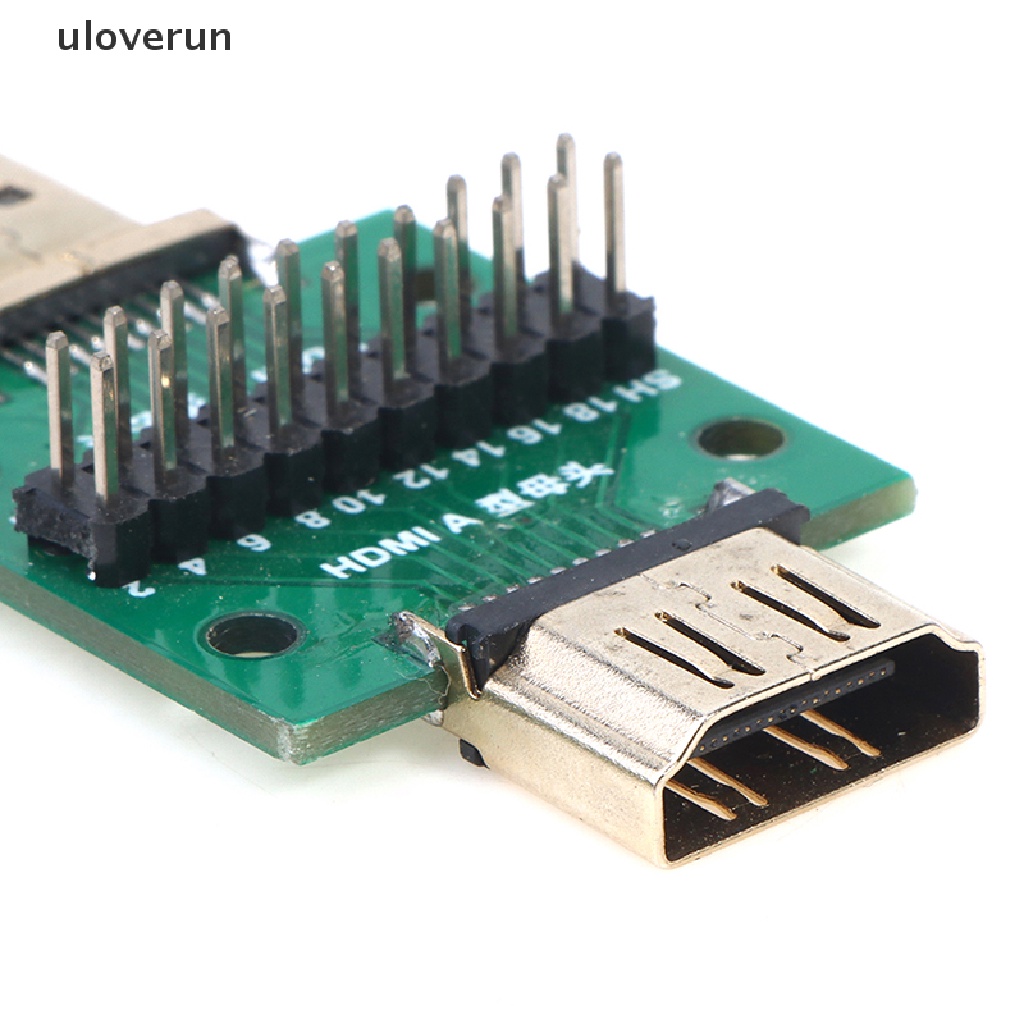 1 Bảng Mạch Thử Nghiệm MINI HDMI Đầu Đực Và Đầu Cái PCB 2.54mm vn