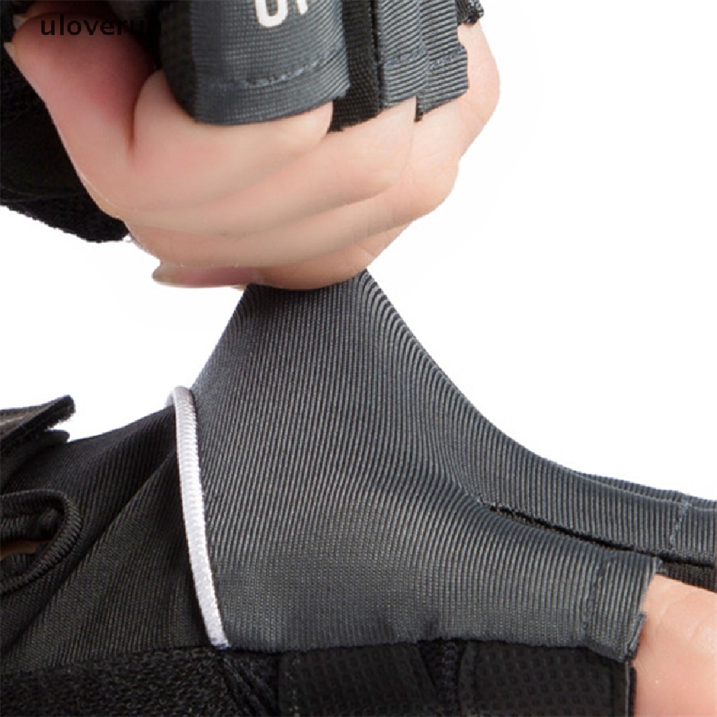 1 Đôi Găng Tay Thể Thao Nửa Ngón Chống Trượt Thoáng Khí Cho Nam Nữ