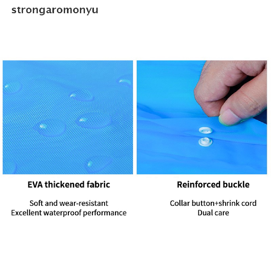 Áo Mưa Dày Dặn Chống Thấm Nước Có Mũ Trùm Tiện Dụng Cho Nam Và Nữ