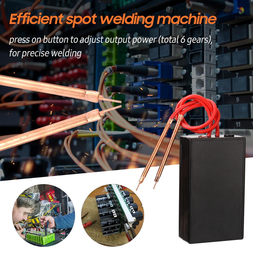 Máy Hàn Mini 6 Bánh Răng 2 Chế Độ Kèm Dây Cáp Sạc Tiện Dụng