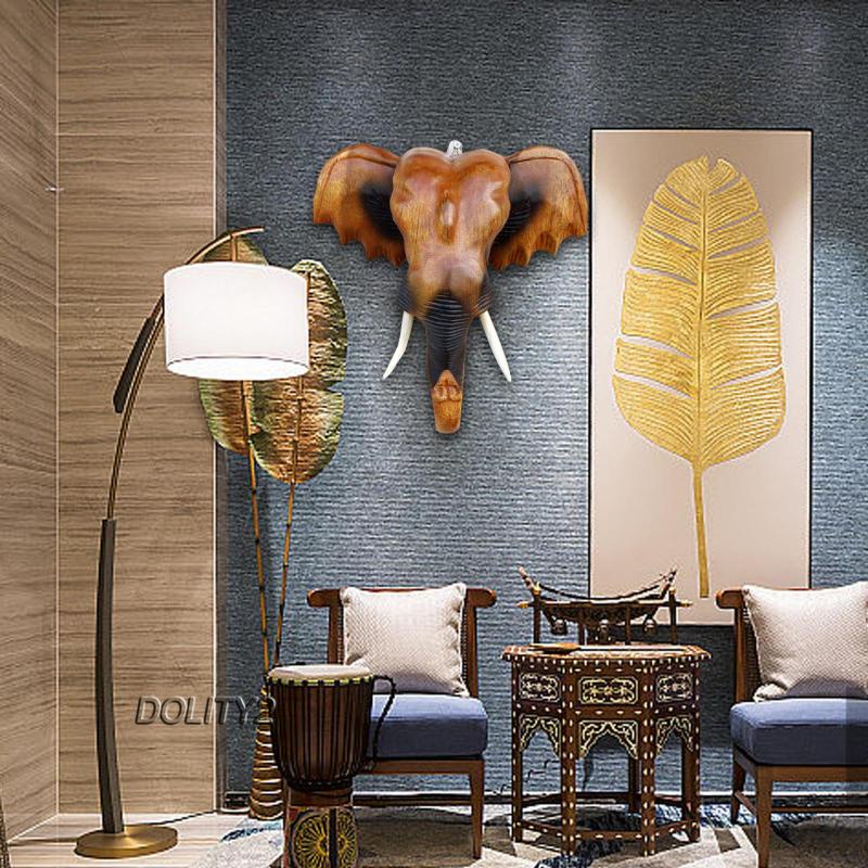 [Dolity2] Bức Tượng Điêu Khắc Treo Tường Trang Trí Phòng Khách Nền Nhà Cửa