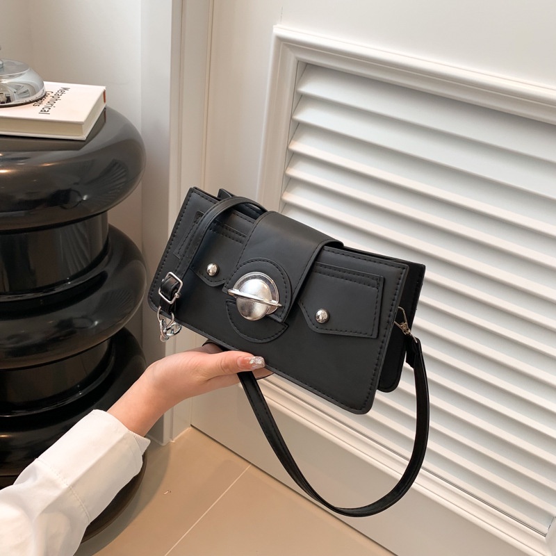 Túi Đeo Vai Hình Vuông Cỡ Nhỏ Phối Dây Đeo Sợi Xích Thời Trang Mùa Xuân 2023 Cho Nữ