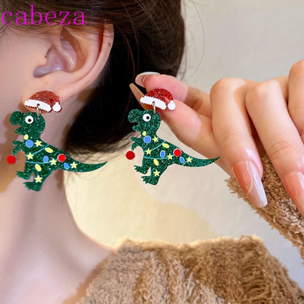 Bông Tai Hình Khủng Long Trang Trí Cây Thông Giáng Sinh Năm Mới