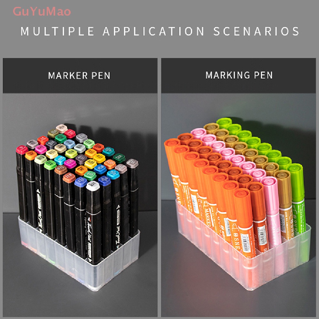 Giá Đỡ Bút Đánh Dấu 30 / 40 Ngăn Để Bàn Tiện Lợi