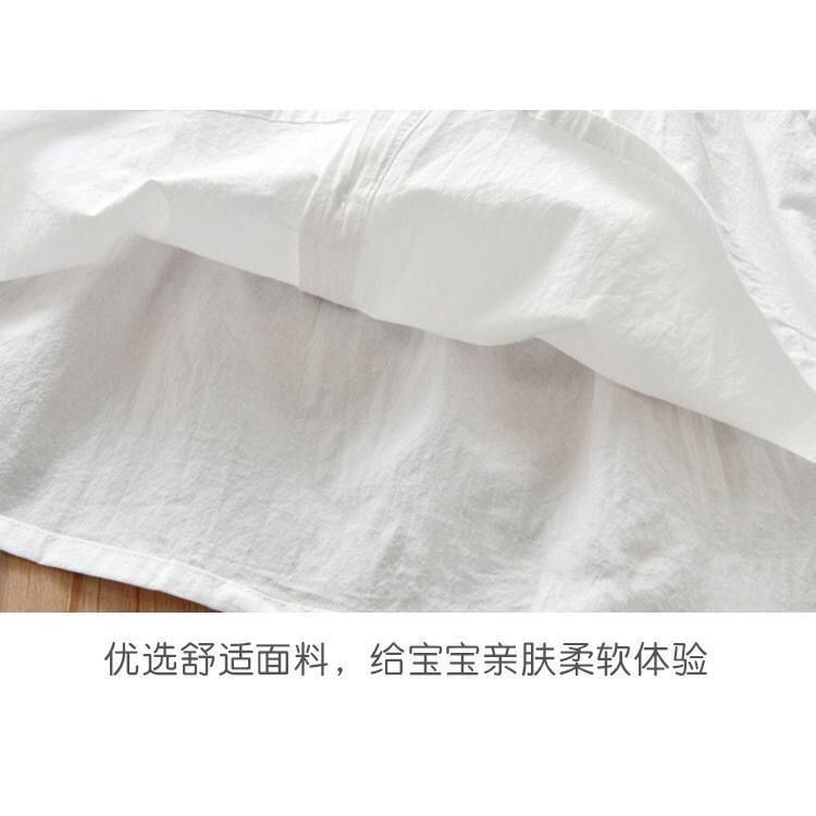 Áo Sơ Mi Tay Dài Cổ Búp Bê Màu Sắc Trơn Phong Cách Hàn Quốc Thời Trang Mùa Thu Xinh Xắn Cho Bé Gái