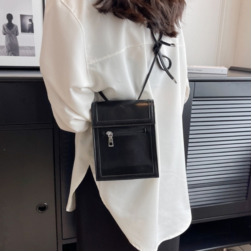 Túi Da Đeo Chéo Dễ Phối Đồ Hợp Thời Trang Cho Nữ