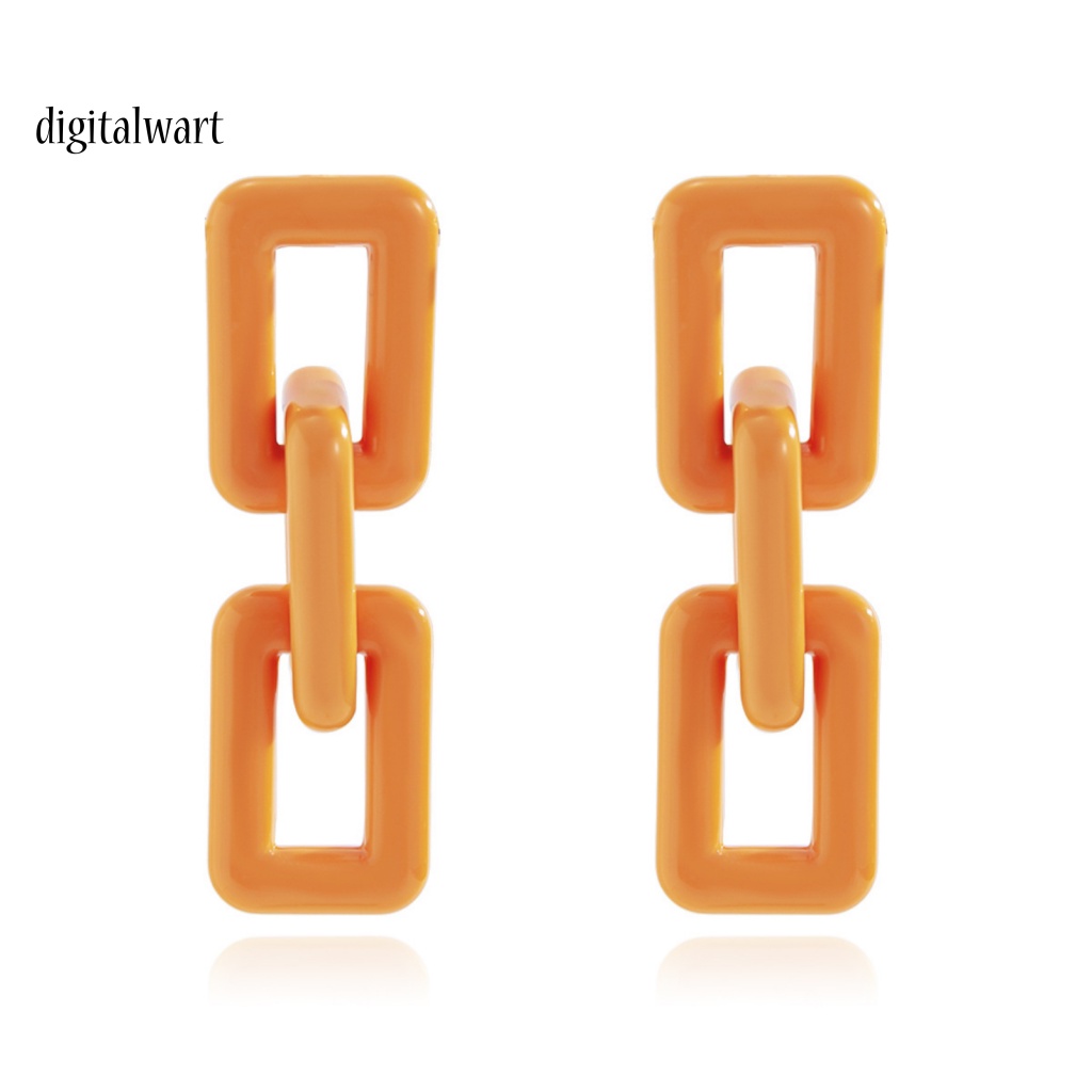 Kỹ Thuật Số| Bông Tai Hình Chữ Nhật Thời Trang Nữ Tính