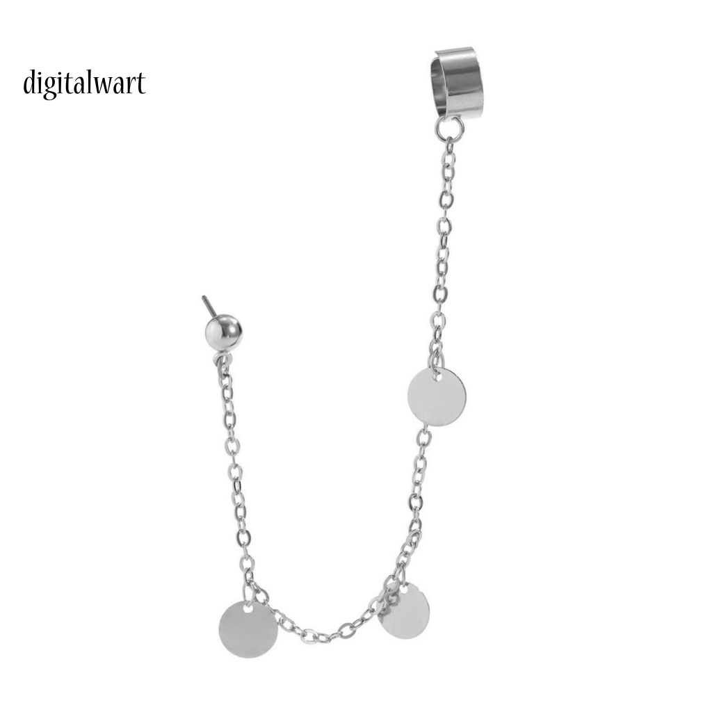 Kỹ Thuật Số| 1 Khuyên Kẹp Vành Tai Mặt Trăng Ngôi Sao Phối Tua Rua Phong Cách Vintage Thanh Lịch Cho Đám Cưới