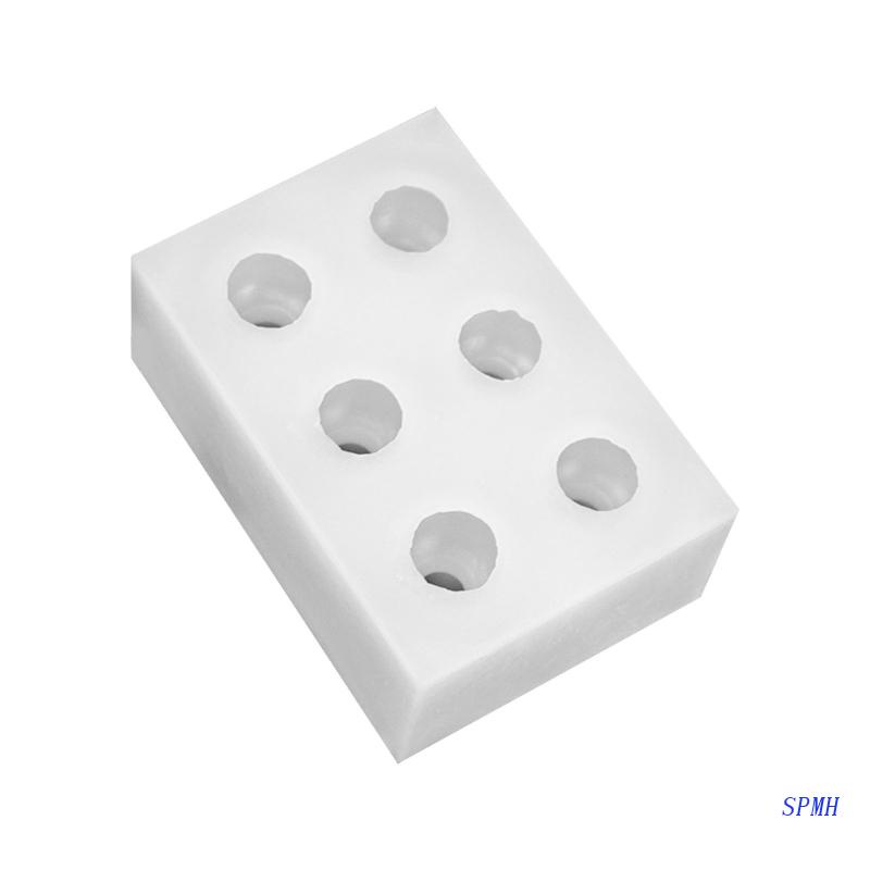 Khuôn Silicone 6 Ngăn Tạo Hình Quả Bầu Trang Trí Bánh / Làm Chocolate 3D