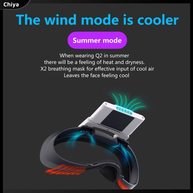Khẩu Trang X2 Vr Làm Mát Nam Châm Chống Sương Mù Chống Rò Rỉ Tương Thích Cho Oculus Quste2