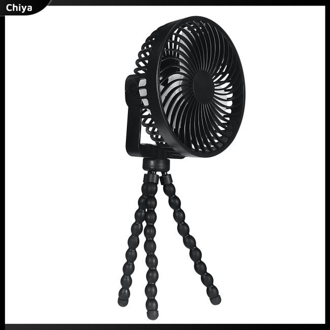 Quạt 2000mah Có Kẹp Gắn Xe Đẩy Em Bé Linh Hoạt Xoay 360 Độ Tiện Dụng