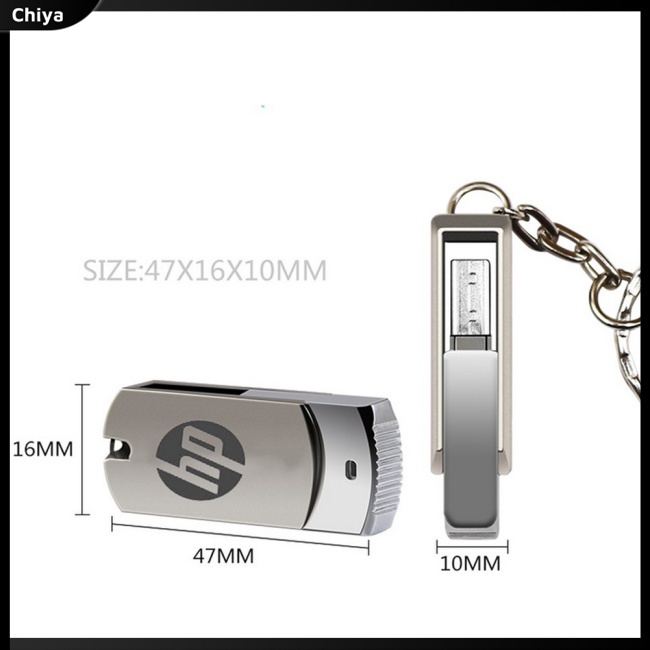 Ổ Đĩa Flash Usb Bằng Kim Loại Chống Nước Tốc Độ Nhanh Cho Hp 2tb