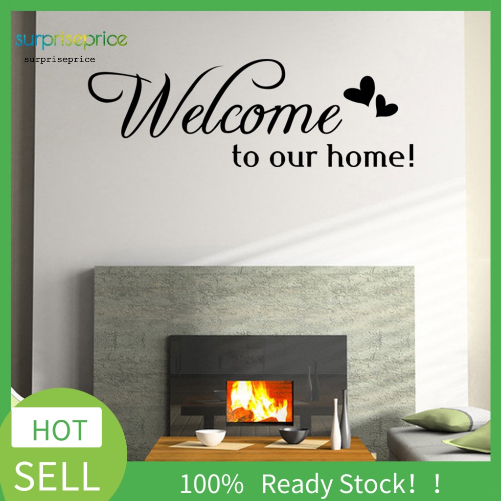 Sticker Dán Tường Bằng PVC Chống Nước Họa Tiết Chữ Tiếng Anh Bắt Mắt