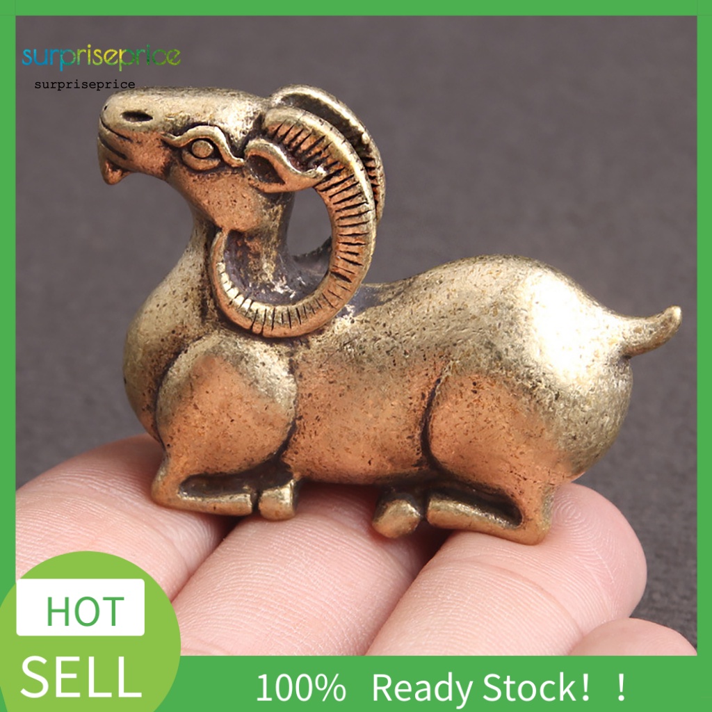 Tượng Linh Dương Bằng Đồng Phong Cách Tây Tạng Tinh Tế Trang Trí Phòng Khách