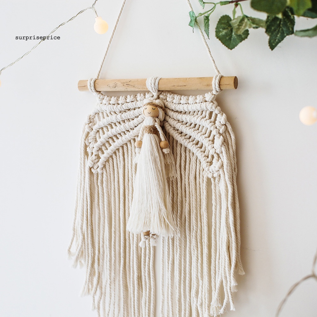 Thảm Dệt Sợi Cotton Thiết Kế Thiên Thần SPA Sành Điệu Trang Trí Phòng Trẻ Em