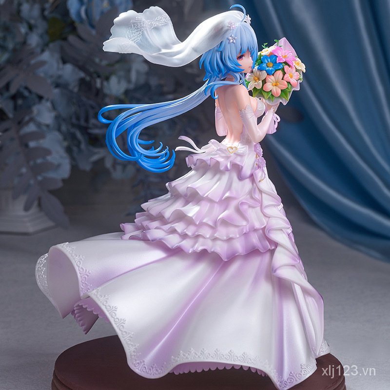 Original God wedding dress married Gan Yu office second beautiful girl model ornament anime gift Doll Gift