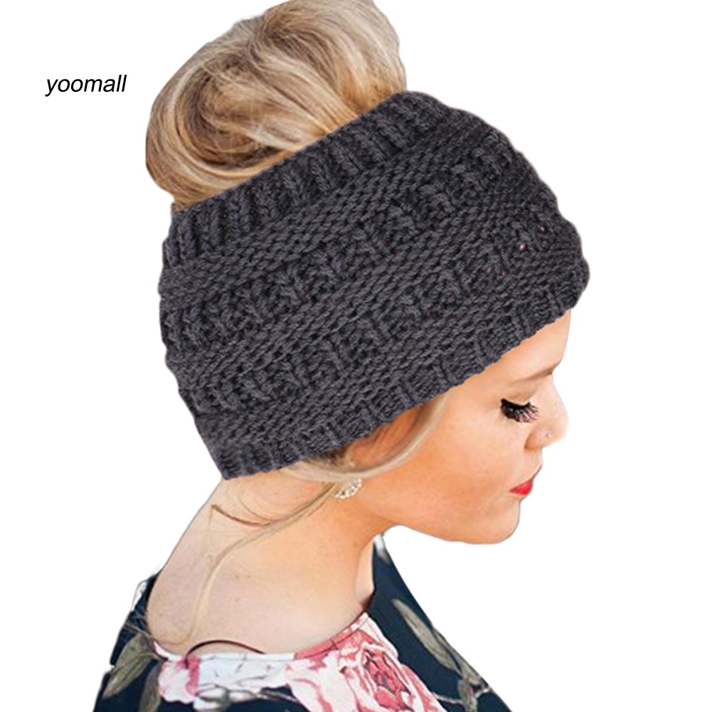 Mũ Len Trùm Đầu Co Giãn Thời Trang Cho Nữ