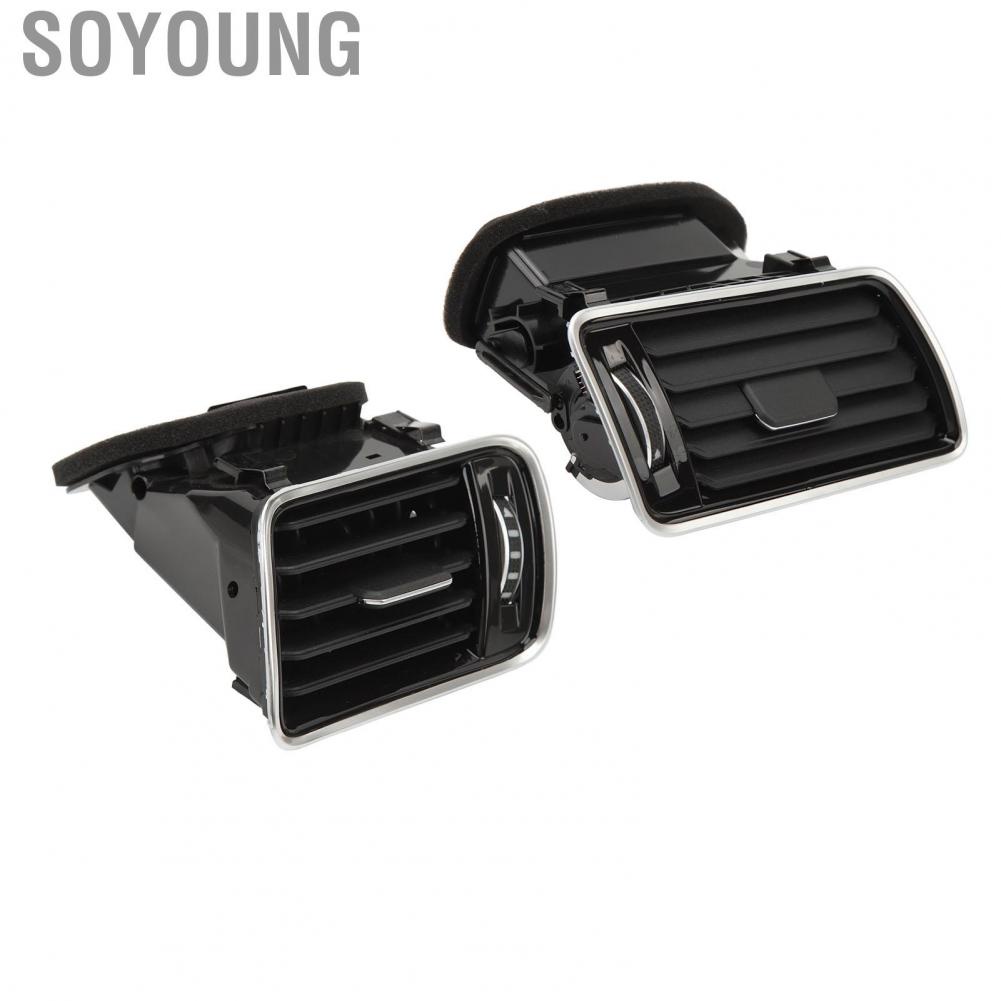 Soyoung Central Panel AC Air Vent  Shockproof Car Conditioning Outlet Uniform Airflow for Left Hand Drive B6 B7 LHD Vehicle