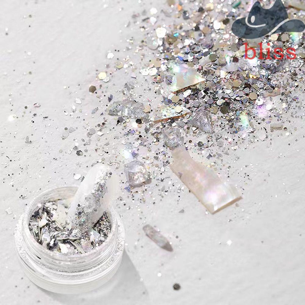 Vỏ Sò Đính Kim Tuyến Lục Giác Trang Trí Móng Nghệ Thuật Cho Nữ