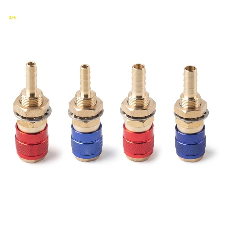 Đầu Nối Làm Mát Khí Gas Nhanh Chóng Kích Thước 6mm 8mm Dành Cho MIG / TIG