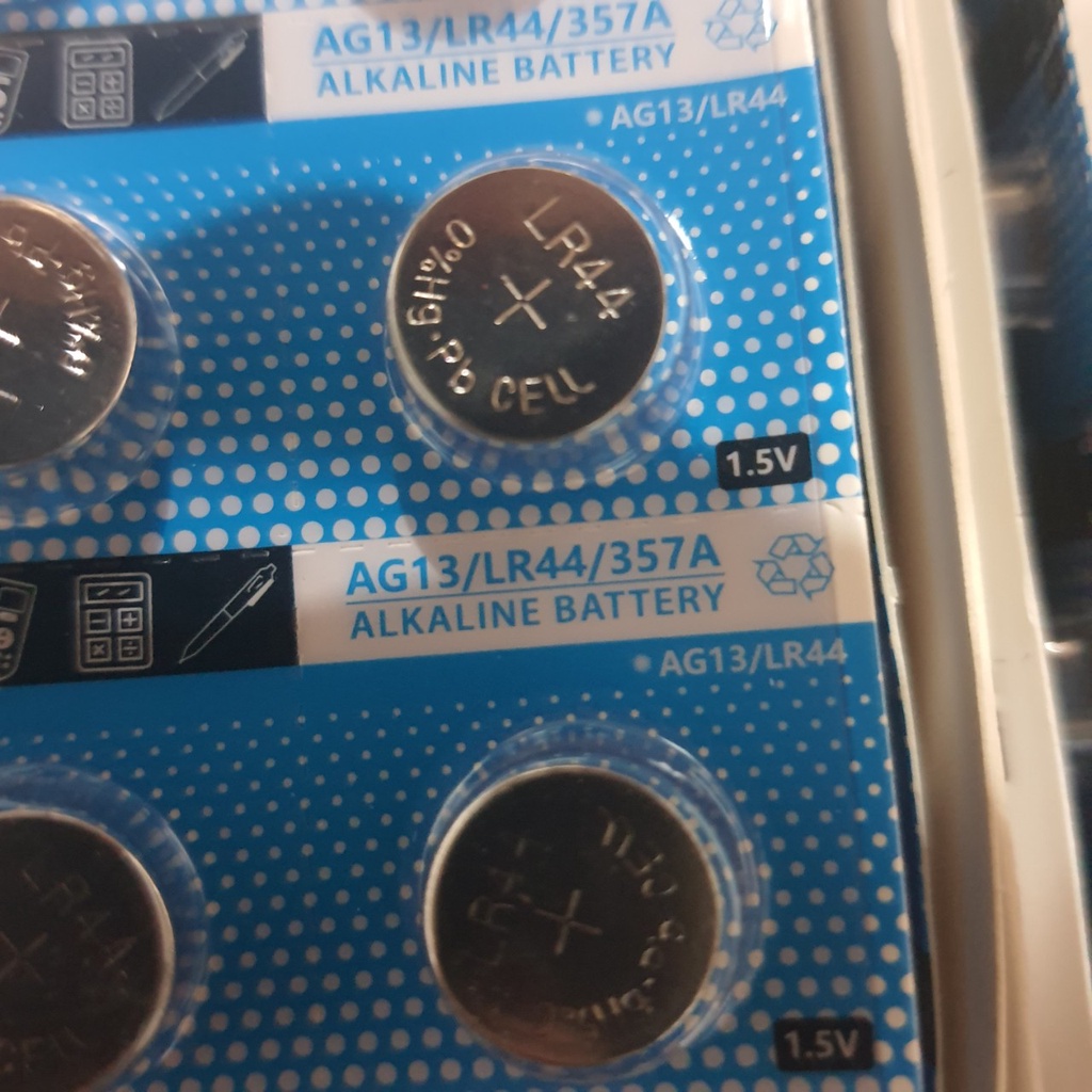 Pin cúc áo AG13 LR44 1.5V ANLALINE vỉ 10 viên FULL BOX dung lượng thực độ bền cao pin máy tính pin đồng hồ pin đồ chơi