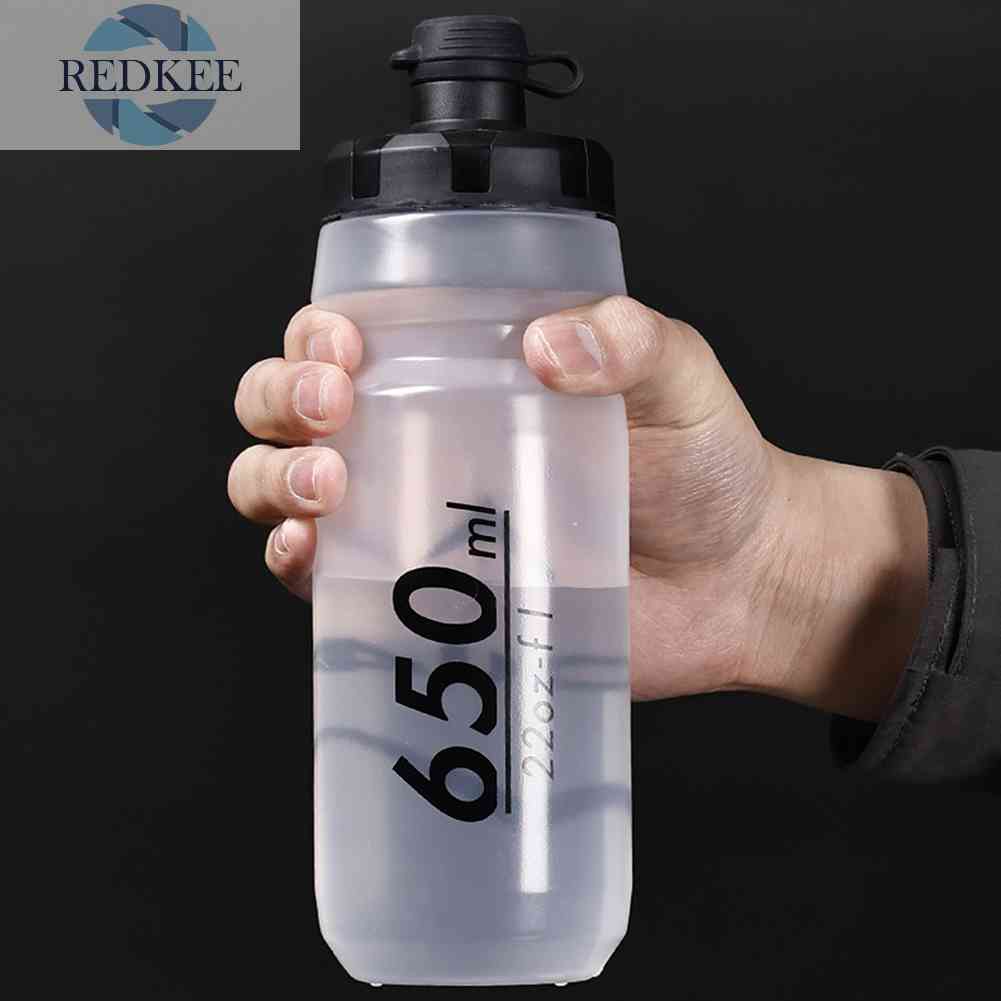 Bình Nước Thể Thao 650ML Kèm Giá Đỡ Tiện Lợi