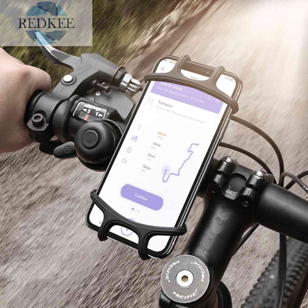 Floveme Giá Đỡ Điện Thoại Định Vị GPS 4-6.3 inch Gắn Tay Lái Xe Đạp