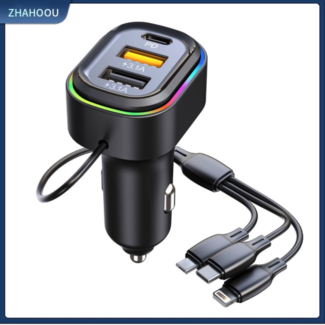 ☃Phụ Kiện Trang Trí Nhà Cửa Độc Đáo Sáng Tạo☃ Củ Sạc Nhanh K5 36w Kiêm Máy Nghe Nhạc Mp3 Bluetooth Đa Chức Năng Dành Cho Ô Tô