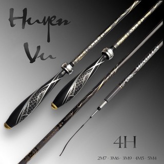 Cần Câu Đơn Đài Huyền Vũ 4H tải tĩnh 1.5kg,Cần câu tay huyền vũ 4h (tặng 1 ngọn và 1 cái trục)-