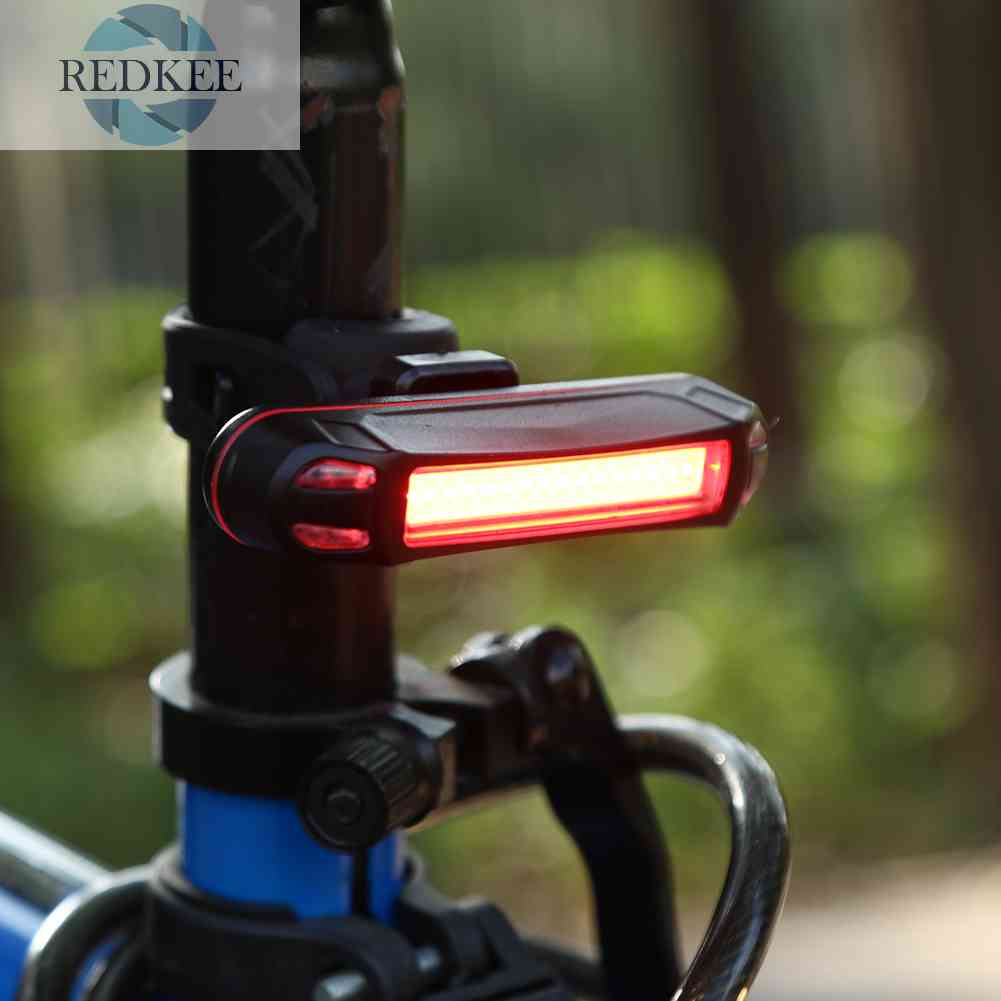 Bộ Đèn LED Cảnh Báo An Toàn Phía Trước Xe Đạp Sạc USB Chống Nước