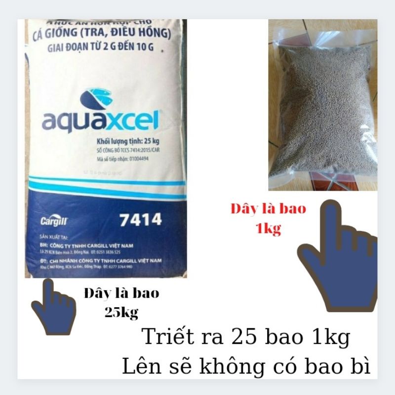 1kg Mồi Xay Câu Cá Cargill 7414, 7118, 7454, 7562, 7605 Mồi Cám Xay Thức ăn Cá Xay Cá Tra Mồi Cám Câ