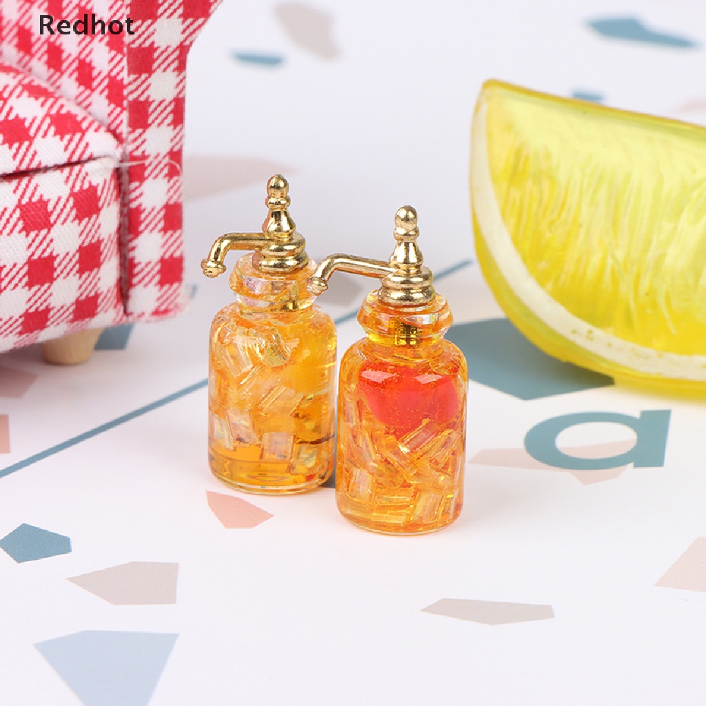 Mô Hình Chai Thủy Tinh Đựng Rượu / Nước Uống Trang Trí Nhà Búp Bê Tỉ Lệ 1: 12