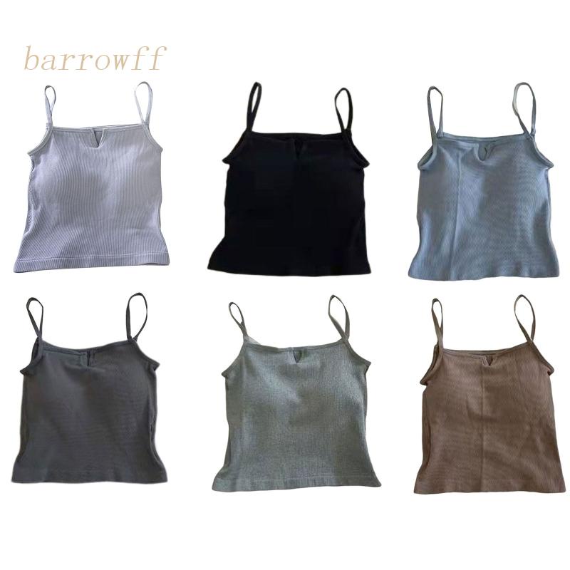 Áo Hai Dây Dệt Kim Cổ Chữ V Có Mút Đệm Thời Trang Cho Nữ