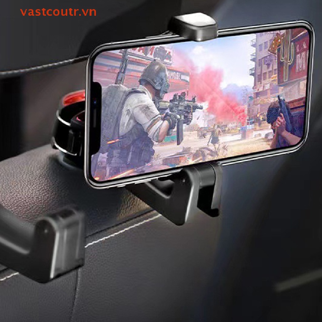 Móc Treo Đồ 2 Trong 1 Gắn Ghế Sau Xe Hơi Tiện Dụng