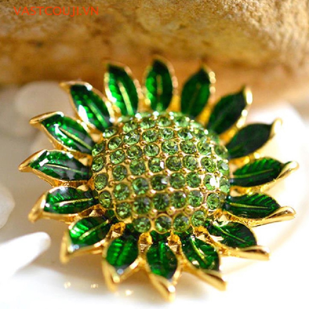 Trâm Cài Áo Hình Hoa Hướng Dương Thời Trang Cho Nữ