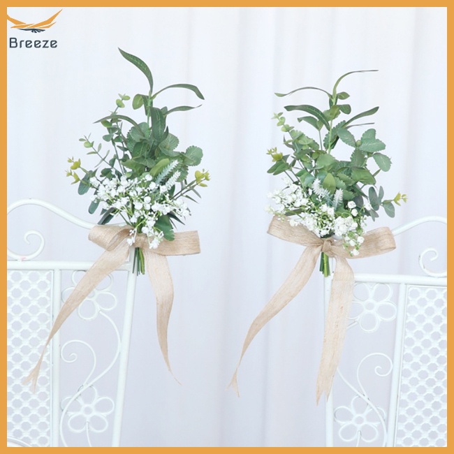 Tấm Vải Bạch Đàn Thắt Nơ Sau Lưng Ghế Đám Cưới / Nhà Thờ