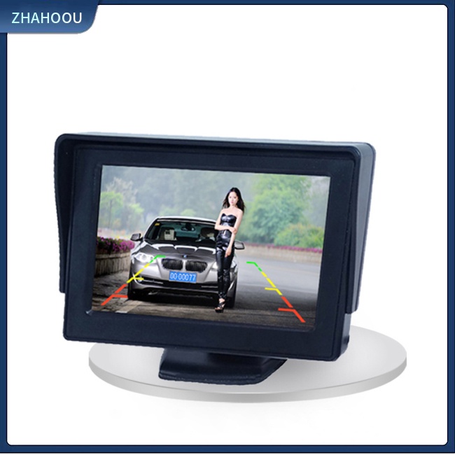 ☃Nhà Cửa☃ 1 Bộ Camera Chiếu Hậu Màn Hình 4.3 Inch Hd Cho Xe Hơi