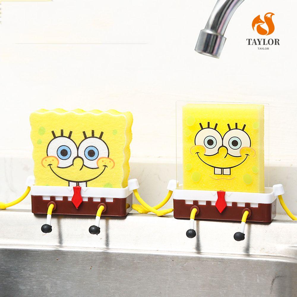 Taylor1 Giá Đỡ Bọt Biển Rửa Chén Hình Vuông Tiện Dụng Cho Nhà Bếp