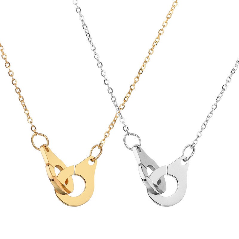 Z Vòng cổ Bằng Thép Titan Không Gỉ Mạ Vàng 24K S925 Phong Cách Hip Hop Cá Tính