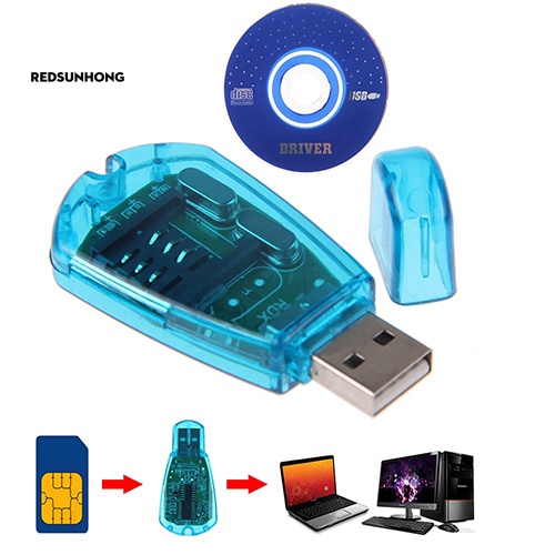 Đầu Đọc Thẻ SIM Điện Thoại Chuẩn USB SMS Dự Phòng GSM / CDMA + CD