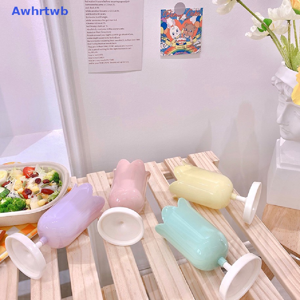 Hộp Đựng Cọ Trang Điểm Hình Cánh Hoa Màu Macaron Phong Cách Retro Mới