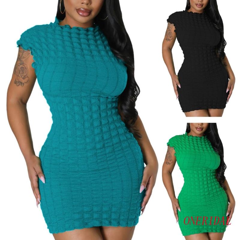 Đầm Midi Dáng Ôm Màu Trơn Kiểu Dáng Thời Trang Dành Cho Nữ Y2k