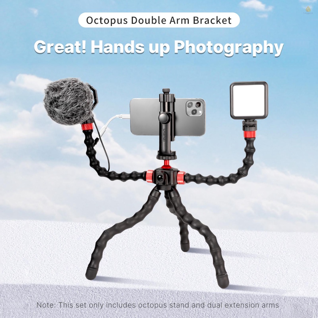 Giá Đỡ Ba Chân Ulanzi MT-52 Mở Rộng Linh Hoạt Có Ốc Vít 1 / 4 Inch° Đầu Bi Xoay Chịu Tải 1kg 1kg Chuyên Dụng Cho Điện Thoại Thông Minh / Máy Ảnh