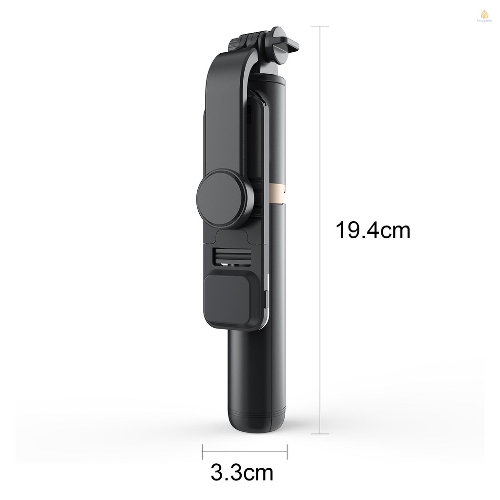 Gậy Tự Sướng Bluetooth Bằng Hợp Kim Nhôm Kèm Giá Đỡ Ba Chân Đa Năng Hỗ Trợ Chụp Ảnh / Live Stream