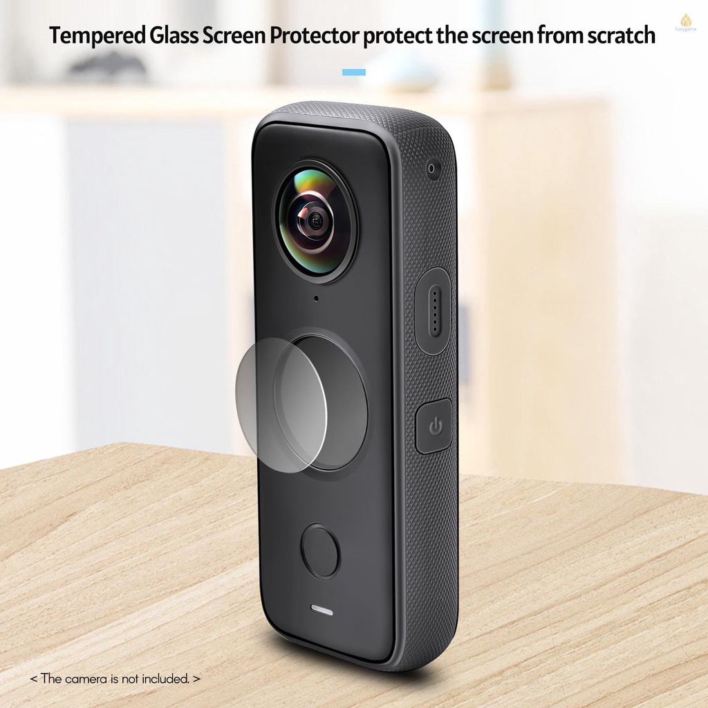 Bộ Ốp Bảo Vệ Camera STARTRC Panorama Bằng Silicon + Kính Cường Lực Thay Thế Chuyên Dụng Cho Insta360 ONE X2