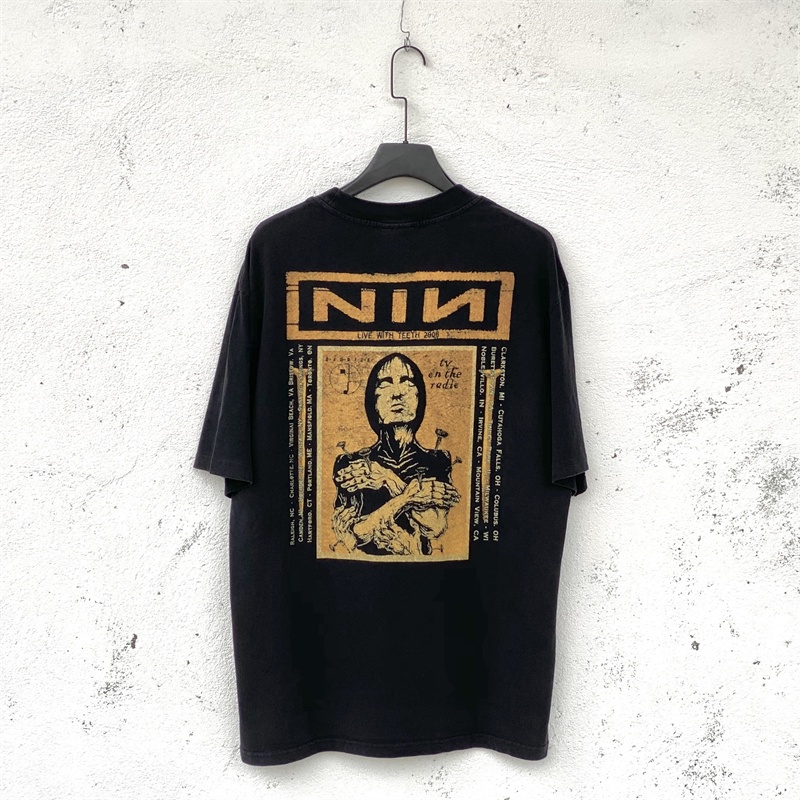 Xu Hướng Mới Nhất Thời Trang Cổ Điển Je-RY-TS Gods Áo Ngắn Tay In Phun Mực Trắng Phiên Bản Giới Hạn