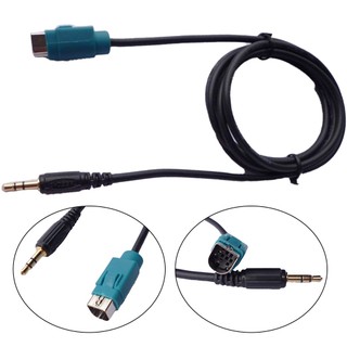 Audio Input Adapter Cable for ALPINE Full Speed Stereo System Headphone Jack to AUX