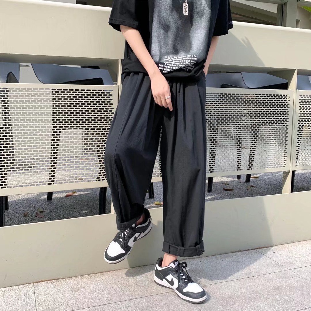 Quần Dài Ống Rộng Plus Size Thời Trang Mùa Hè Dành Cho Nam